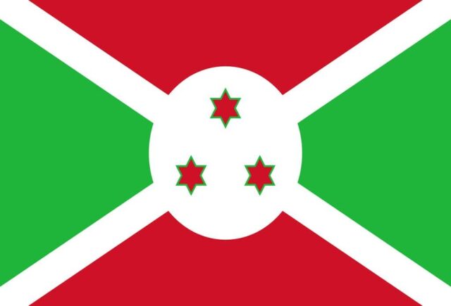 Drapeau du Burundi du 28 juin 1967 à nos jours